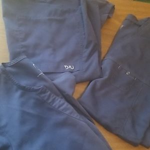 3 scrub tops